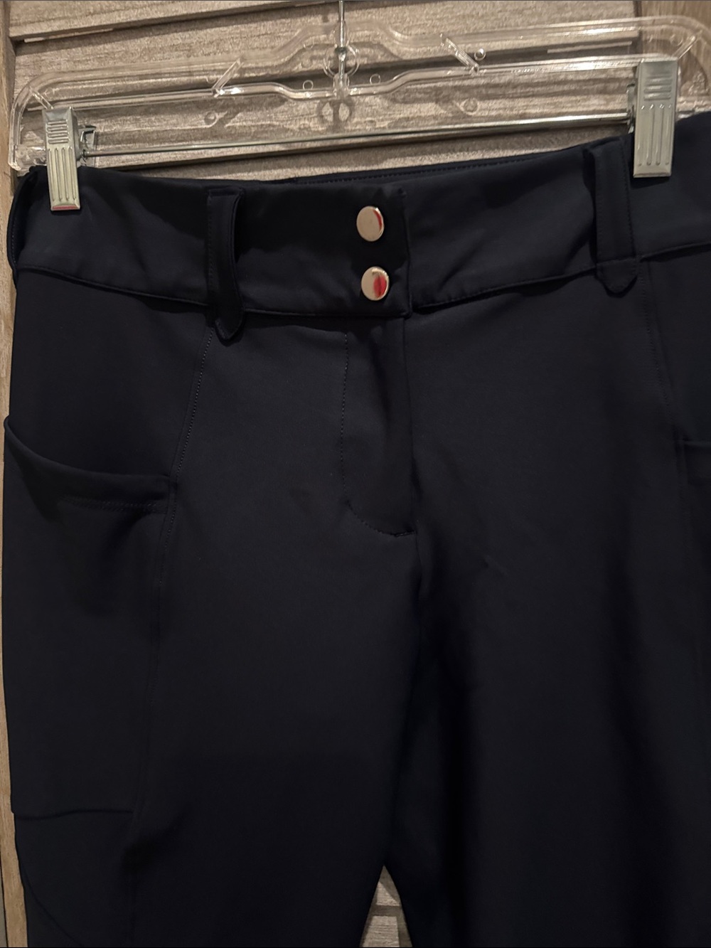 Free Ride Equestrian Women’s Riding Tights Performance with Utility Pockets - Picture 3 of 15